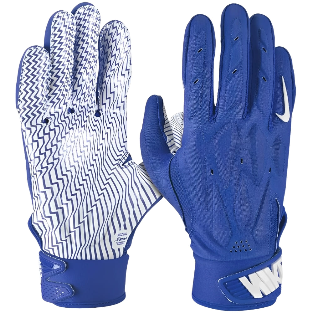 Playmaker Base: American Football Handschuhe Nike D-Tack 7.0 Blau Produktbild